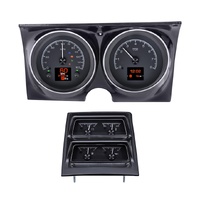 1968 Camaro w/ Console Gauges HDX Instruments - Black Alloy Face, MPH