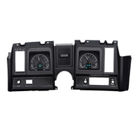 1969 Camaro HDX Instruments - Black Alloy Face