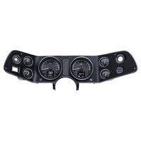 1970-81 Camaro HDX Instruments - Black Alloy Face