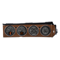 1970-74 Dodge Challenger/1970-74 Plymouth Cuda w/ Rallye Dash HDX Instruments - Black Alloy Face, MPH