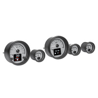 1970-81 Pontiac Firebird HDX Instruments - Silver Alloy Face, MPH