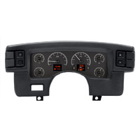 1990-93 Ford Mustang HDX Instruments - Black Alloy Face, MPH