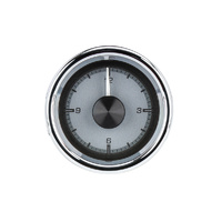 2-1/16" Round Universal HDX Clock - Silver Face