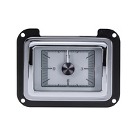 1940 Ford Clock for HDX Instruments w/Silver Alloy Face