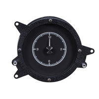 1969-70 Ford Mustang Clock for HDX Instruments w/Black Alloy Face