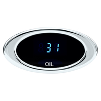 Ion Series Oil Pressure - Chrome Bezel, Teal Display