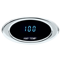 Ion Series Amplifier Temperature Sender - Brushed Satin Bezel, Teal Display