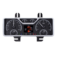 1940 Ford Car and 1940-1947 Ford Truck MDX Instruments (Metric) Black Alloy Face