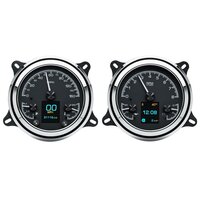 1947-1953 Chevy/GMC Pickup MDX Instruments (Metric) Black Alloy Face