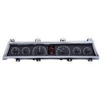 1966-67 Chevy Chevelle/El Camino MDX Instruments (Metric) - Black Alloy Face