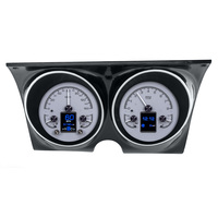 1967-68 Camaro/Firebird MDX Instruments (Metric) Silver Alloy Face