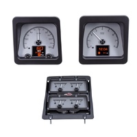 1969 Camaro w/ Console Gauges HDX Instruments - Silver Alloy Face, KPH