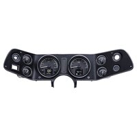 1970-81 Camaro MDX Instruments (Metric) Black Alloy Face