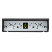 1977-90 Chevy Caprice/Impala/1984-86 Pontiac Parisienne HDX Instruments - Silver Alloy Face, KPH
