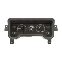 1996-03 Jeep TJ/1997-01 Jeep Cherokee XJ HDX Instrument System - Black Alloy Face, KPH