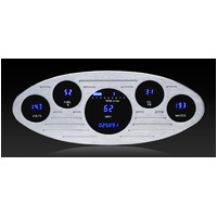 1933-34 Chevy Master Digital Instrument System (Metric) - Blue Display