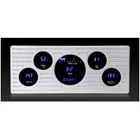 1935-1936 Ford Digital Instrument System (Metric) - Blue Display