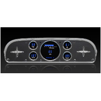 1957-1960 Ford Pickup & 1961-67 Econoline Van/Pickup Digital Instrument System (Metric) - Blue Display