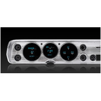 1964 Chevy Chevelle/El Camino Digital Instrument System (Metric) w/No A/C Vents, Teal Display