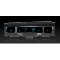 1968 Chevy Impala/Caprice Digital Instrument System (Metric) - Teal Display