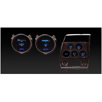 1968-77 Chevy Corvette Digital Instrument System (Metric) - Blue Display