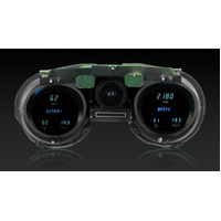 1969 Chevy Chevelle/Malibu/El Camino Digital Instrument System (Metric) - Blue Display