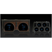 1978 - 1982 Chevy Corvette Digital Instrument System (Metric) - Blue Display