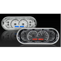 Universal 4.4" x 11.4" Rounded Rectangle Gauge Cluster (Metric)