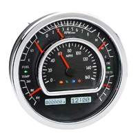 Universal Multi-Level 7.28" Round MHX Analog Gauge (Metric) - Black Alloy Face, White Display