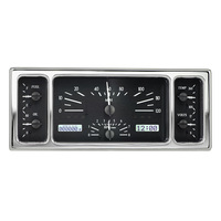 1935- 36 Ford Car MHX Gauge (Metric) Black Alloy Face, White Display