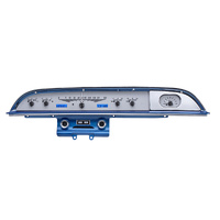 1960 Ford Galaxie VHX Instruments - Silver Background,Blue Lighting, KPH
