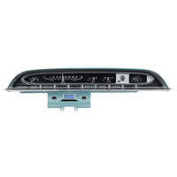 1961 Ford Galaxie/1961 Mercury Monterey/Meteor 600 MHX Instruments (Metric) Black Alloy Face, Blue Display