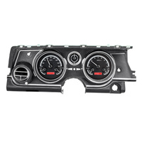 1963-65 Buick Riviera MHX Instruments (Metric) - Black Alloy Face, Blue Display