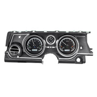 1963-65 Buick Riviera MHX Instruments (Metric) Black Alloy Face, White Display