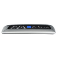 1963-1964 Chevy Impala MHX Instruments (Metric) Black Alloy Face, Blue Display