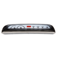 1963-1964 Chevy Impala MHX Instruments (Metric) Silver Alloy Face, Red Display