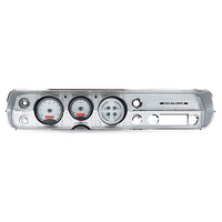 1964-65 Chevy Chevelle/El Camino MHX Instruments (Metric) Silver Alloy Face, Red Display