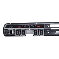 1964-65 Lincoln Continental VHX Instruments - Black Background,Red Lighting, KPH