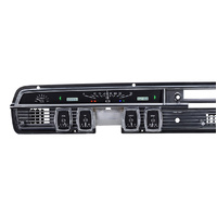 1964-65 Lincoln Continental VHX Instruments - Black Background,White Lighting, KPH