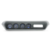 1964-67 Pontiac GTO/LeMans/Tempest MHX Instruments (Metric) Carbon Fibre Face, Blue Display