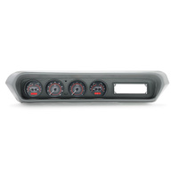 1964-67 Pontiac GTO/LeMans/Tempest MHX Instruments (Metric) Carbon Fibre Face, Red Display