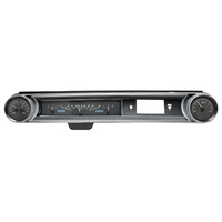 1965 Chevy Caprice/Impala MHX Instruments (Metric) Black Alloy Face, White Display