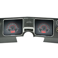 1968 Chevy Chevelle/El Camino MHX Instruments (Metric) Carbon Fibre Face, Red Display