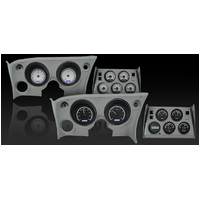 1968-77 Chevy Corvette MHX Instruments (Metric) Carbon Fibre Face, Red Display