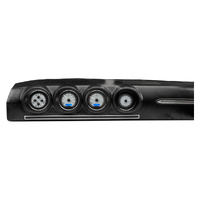 1968-69 Ford Torino/Fairlane/Ranchero VHX Instruments - Silver Background,Blue Lighting, KPH