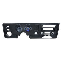 1969 Pontiac Firebird MHX Instruments (Metric) Carbon Fibre Face, Blue Display