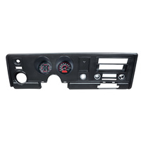 1969 Pontiac Firebird MHX Instruments (Metric) Carbon Fibre Face, Red Display