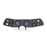 1970-81 Camaro MHX Instruments (Metric) Carbon Fibre Face, Blue Display