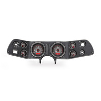 1970-81 Camaro MHX Instruments (Metric) Carbon Fibre Face, Red Display