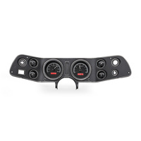 1970-81 Camaro MHX Instruments (Metric) Black Alloy Face, Red Display